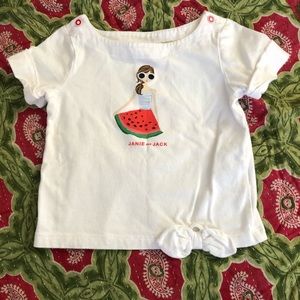 Janie and Jack watermelon tee shirt.